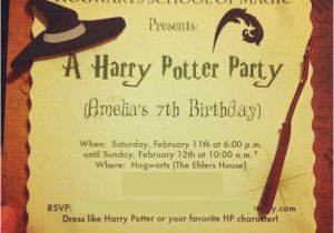 Harry Potter Party Invitation Template Harry Potter Birthday Invitations Printable Updated