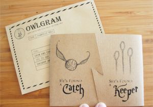 Harry Potter themed Bridal Shower Invitations A Very Harry Potter Couple’s Wedding Shower