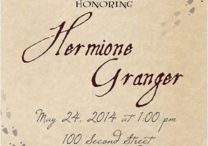 Harry Potter themed Bridal Shower Invitations Hey I Found This Really Awesome Etsy Listing at S