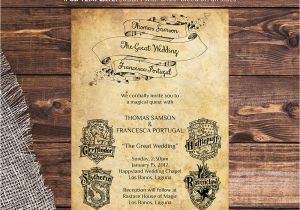 Harry Potter Wedding Invitation Template Free Tvw042 Harry Potter Wedding Invitation Diy Printable Template