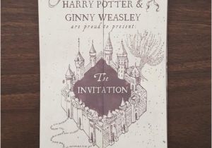 Harry Potter Wedding Invitation Template Harry Potter Invitations Template Wedding Birthday