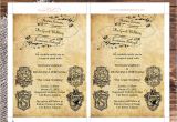 Harry Potter Wedding Invitation Template Harry Potter Wedding Invitation Diy Printable Template