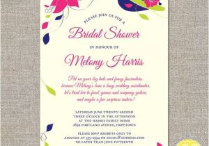 Hat themed Bridal Shower Invitations Big Hats and Fascinators Custom Bridal Shower Invitation