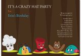 Hat themed Party Invitations Hat Party Invitation Cimvitation