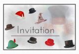 Hat themed Party Invitations Mad Hatter Party theme Ideas the Craftables