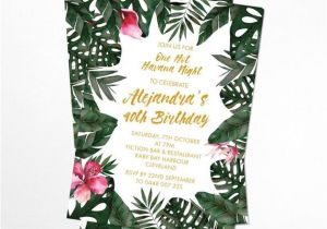 Havana Nights Party Invitation Template Havana Nights Tropical Birthday Invitation Printable Etsy