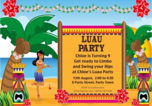Hawaii Party Invitations Hawaiian Luau Party with Desert Table and Games Chic