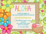 Hawaii theme Party Invites Luau Birthday Invitation Sweet 16 Tropical Hawaiian Hula
