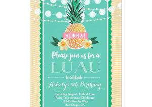 Hawaii theme Party Invites Luau Party Invitation for Birthday Shower Etc Luau