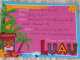 Hawaiian Birthday Party Invitations Templates Free Party Planning Center Free Printable Hawaiian Luau Party