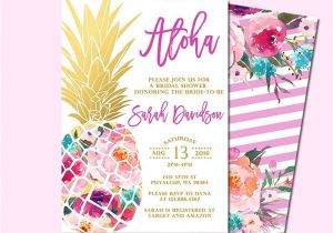 Hawaiian Bridal Shower Invitations Templates Best 25 Hawaiian Invitations Ideas On Pinterest
