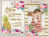 Hawaiian First Birthday Invitations Best 25 Luau Birthday Invitations Ideas On Pinterest