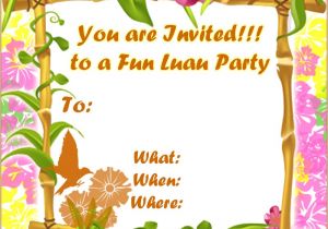 Hawaiian Party Invitations Free Printable Free Luau Invitations Templates Party Xyz