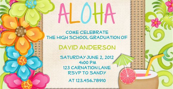 Hawaiian Party Invites Free 20 Luau Birthday Invitations Designs Birthday Party