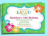 Hawaiian Party Invites Free 9 Best Images Of Free Printable Luau Invitations Free