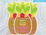 Hawaiian theme Party Invitations Printable Luau Invitations Pineapple Hawaiian Invitation Invites