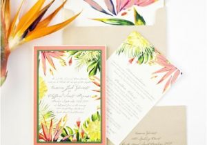 Hawaiian theme Wedding Invitations the Most Fun Tropical Wedding theme You 39 Ve Ever Seen