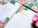 Hawaiian theme Wedding Invitations Tropical Hawaiian Wedding Invitation by sincerely May
