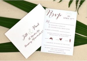 Hawaiian Wedding Invitations Styles Jill Paal Adori Designs Custom Wedding Invitations