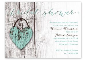 Heart Bridal Shower Invitations Wood Heart Bridal Shower Invitation