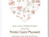 Heart themed Bridal Shower Invitations Love Heart Bridal Shower Invitations Lingerie Bridal