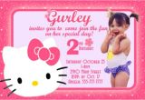 Hello Kitty 2nd Birthday Invitation Wording 65 Best Hello Kitty Invitations Images On Pinterest