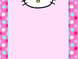 Hello Kitty Baby Shower Invitations Free Free Hello Kitty Invitation Template