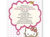 Hello Kitty Baby Shower Invitations Free Hello Kitty Baby Shower Invitations