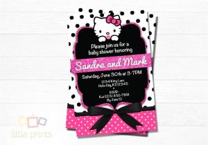Hello Kitty Baby Shower Invitations Free Hello Kitty Baby Shower Invites