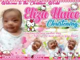 Hello Kitty Baptismal Invitation Layout Hello Kitty Tarpaulin Design for Christening Get Layout