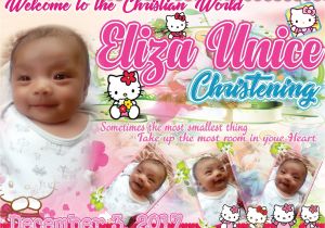 Hello Kitty Baptismal Invitation Layout Hello Kitty Tarpaulin Design for Christening Get Layout