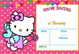 Hello Kitty Birthday Invitation Card Template Free Free Printable Hello Kitty Invitation Templates theme