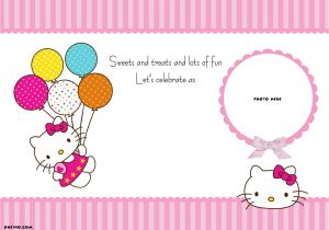 Hello Kitty Birthday Invitation Card Template Free Personalized Hello Kitty Birthday Invitations Updated