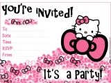 Hello Kitty Birthday Invitation Card Template Free Pretty Practical Mom Free Printable Hello Kitty Invitations