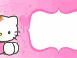 Hello Kitty Birthday Invitation Template Free Download Hello Kitty Background Invitation
