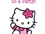 Hello Kitty Birthday Invitation Template Free Download Hello Kitty Free Printable Birthday Party Invitation