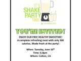 Herbalife Shake Party Invitation Template Herbalife Shake Party Invitation Herbalife