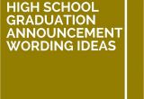 High School Graduation Invitation Quotes High School Graduation Party Invitation Wording Samples