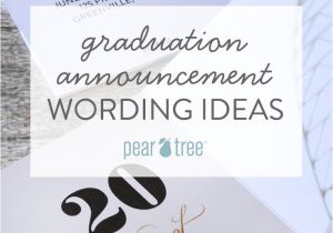 High School Graduation Invitation Wording Ideas Graduation Announcement Wording Ideas Pear Tree Blog