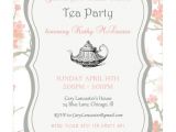 High Tea Invitation Wording Bridal Shower Bridal Shower High Tea Invitation Printable