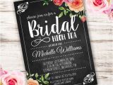 High Tea Invitation Wording Bridal Shower Printable Bridal High Tea Invitation Template Invite Your
