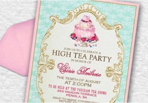 High Tea Party Invitation Ideas 17 Best Ideas About High Tea Invitations On Pinterest