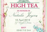High Tea Party Invitation Ideas Victorian High Tea Party Invitations Surprise Party