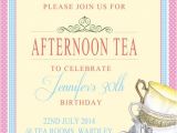 High Tea Party Invitation Wording Tea Cup tower afternoon Tea Party Birthday Invitations