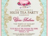High Tea Party Invitations Free High Tea Invitation Template Invitation Templates J9tztmxz