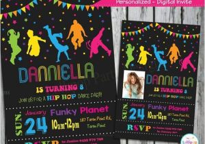 Hip Hop Party Invitations Free Dance Party Invitation Invite Personalized by