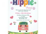 Hippie Invitations Birthday Party Hippie Party Invitation Zazzle
