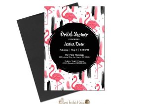 Hipster Bridal Shower Invitations Flamingo Bridal Shower Invitation Printable Hipster Summer