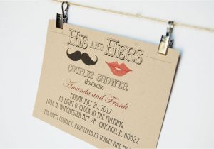 Hipster Bridal Shower Invitations Hipster Wedding Invitations His and Hers Couples Shower