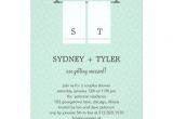 His and Hers Bridal Shower Invitations His and Hers Wedding Shower Invitation Blue